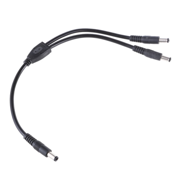 Multiple Use DC5525 Y Splitter Cable 5.5x2.1MM Connectors Efficient Power Distribution for Electronics Power Supply Cord