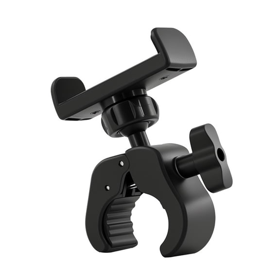 Multiple Use Grip Smartphone Mount with Full Rotation Strong Grip Phone Holder for Bicycles Treadmills Strollers