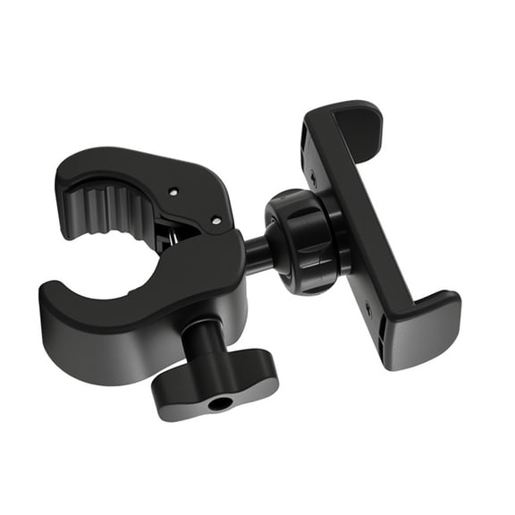 Multiple Use Grip Smartphone Mount with Full Rotation Strong Grip Phone Holder for Bicycles Treadmills Strollers