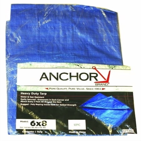 Multiple Use Tarp, 20 ft W x 30 ft L, Polyethylene, Blue | Bundle of 2 Each