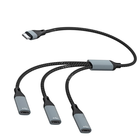 Multiple Use USB C Adapter Hubs Cord Converter, Connects Keyboard Mice Storage Efficient Power Data Synchronization
