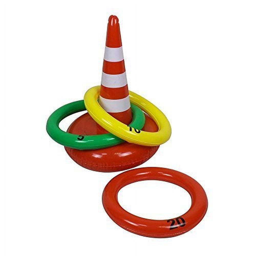 Multiple Ways 20"H x 17"L x 15"W New Inflatable Toys Traffic Cone Ring