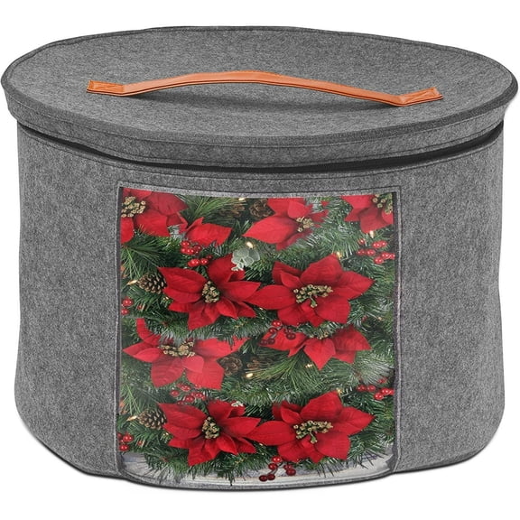 Multiple Wreath Storage Container Bag 20-24 Inch Wreaths