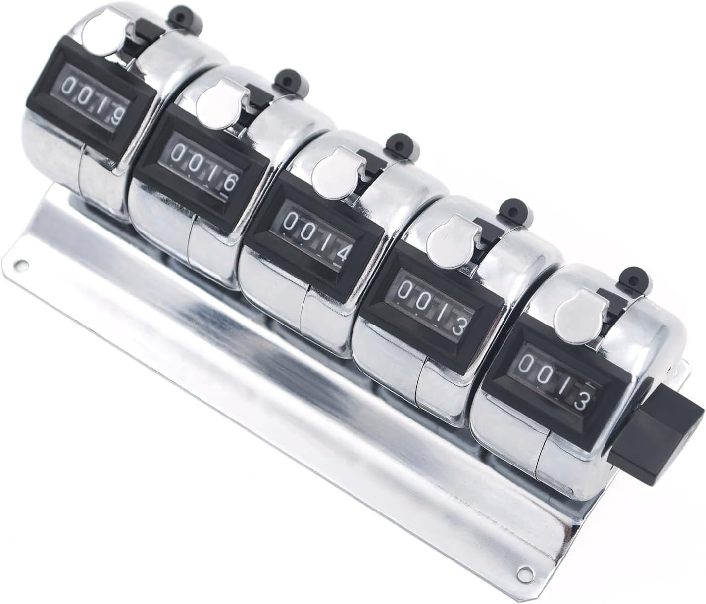 Multiple cliker Counter, 5-Unit Tally Counter, Desk Mount Stand Lap ...