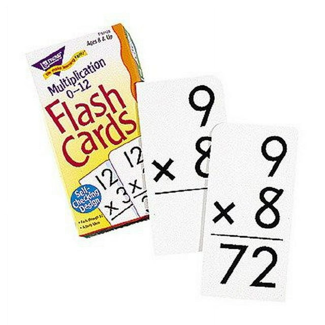 Multiplication 0-12 Flash Cards