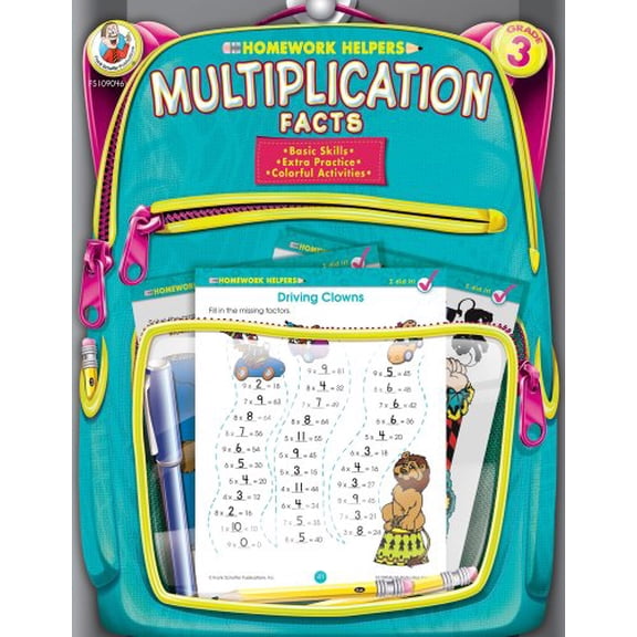 Pre-Owned Multiplication Facts, Grade 3 (Paperback) 0768207177 9780768207170