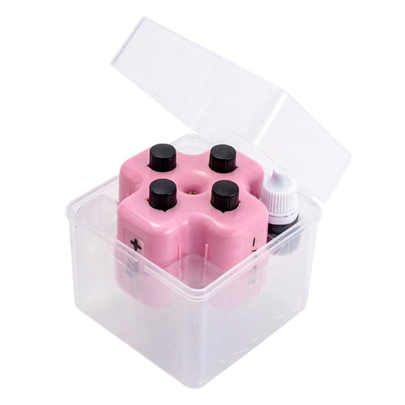 Multiplication Ink Stamps,forKids, Pink School Supplies, Clear Plastic Storage Box, Math Manipulatives Student, Ink Refill, 2X2 In, 1 Pc