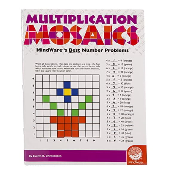 Pre-Owned MindWare – Multiplication Mosaics (Paperback) 1892069563 9781892069566