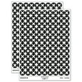 thumbnail image 1 of Multiplication Multiply Cross X Math Symbol 200+ Round Stickers - Black - Gloss Finish - 0.50" Size, 1 of 3