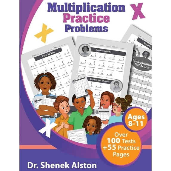 Multiplication Practice Problems, (Paperback)