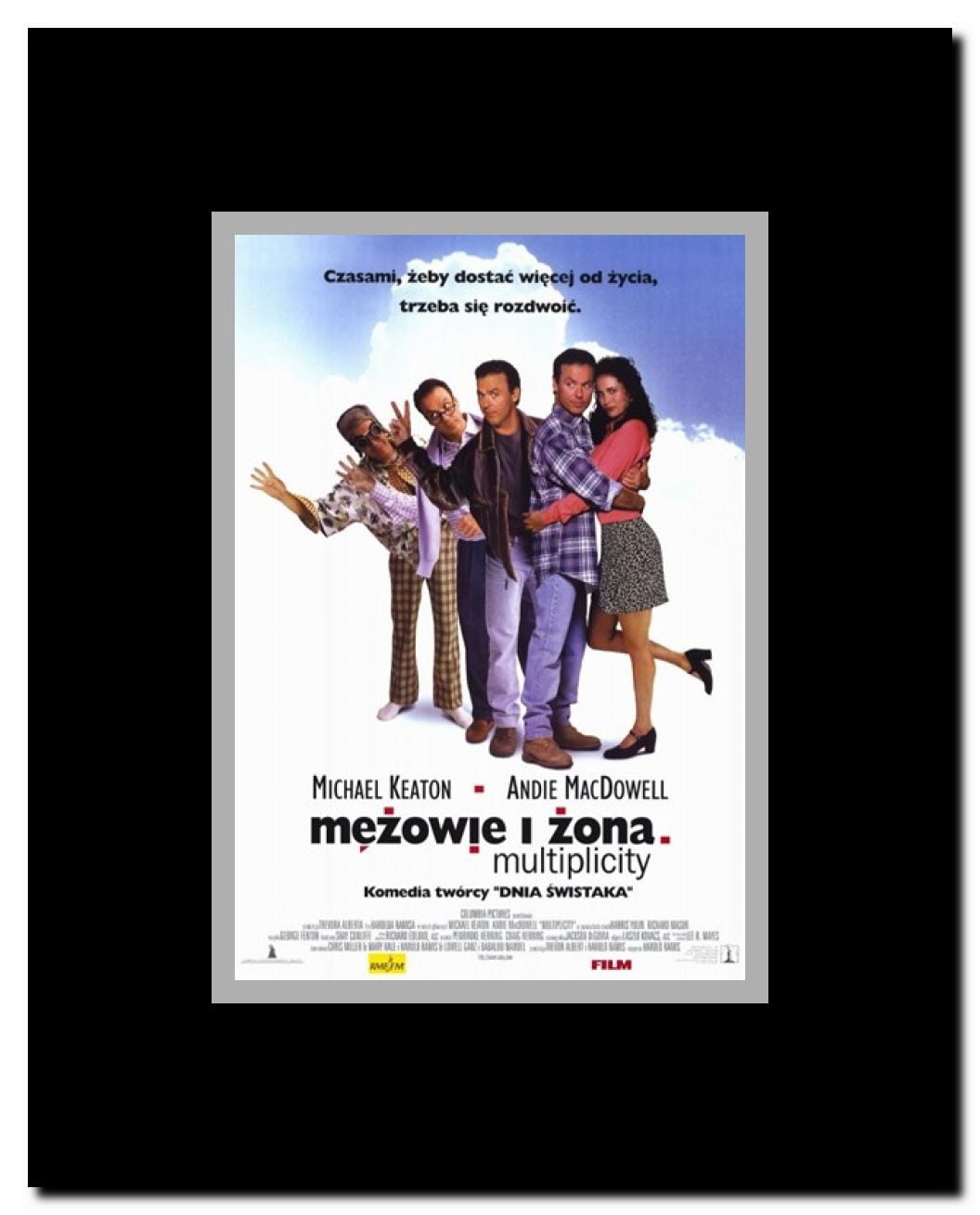 Multiplicity Framed Movie Poster