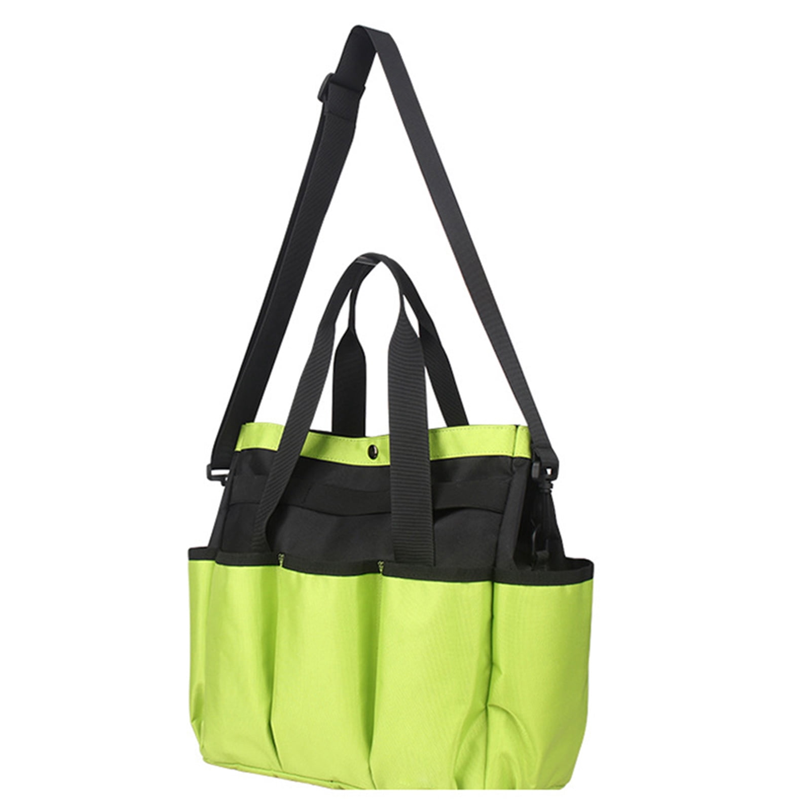 Multipocket Garden Tote Storage Bag Oxford Cloth Garden Tool With Shoulder Strap for Gardening Work