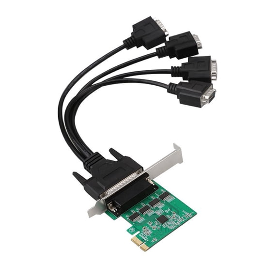 Multiports PCIE 1x to RS232 Serial Card 2/4 Port for Industrial Control and Communication Devices