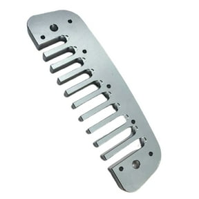 Multipurpose 10 Holes Blues Harmonica Tuning Comb Metal Texture Suitable for Stage Practice and Creative Expression