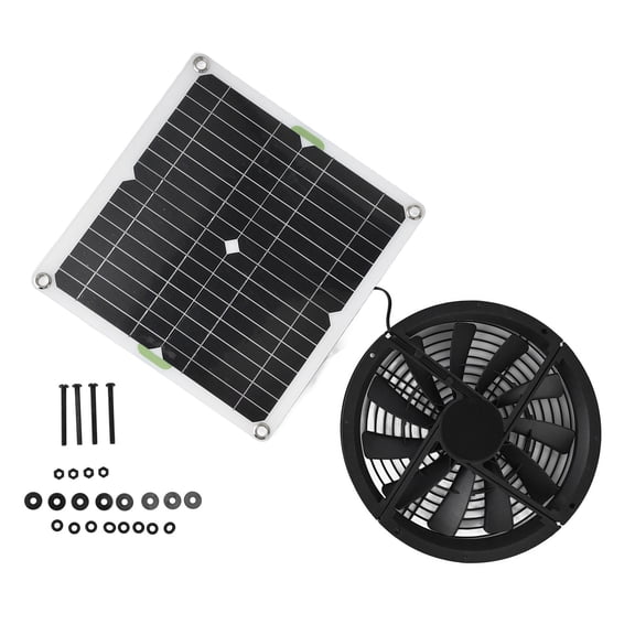 Multipurpose 100W 12V Solars Power Fan Accessory for Cooling Greenhouses and Barns Long Time Use Sustainable Solution