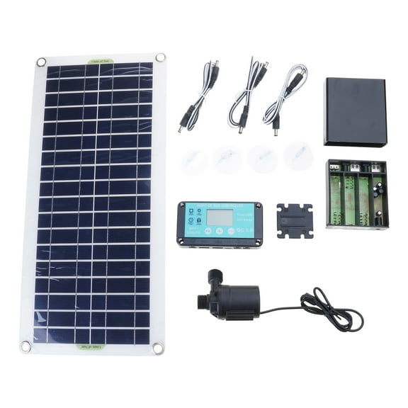 Multipurpose 100W Solar Power Water Pump For Pond Fountains Hydroponics Lift Energy Storage Box Quiet Operations