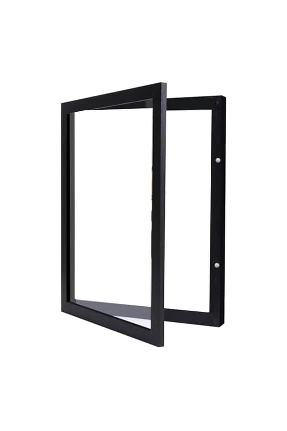 Multipurpose 13x13 Display Frame for TShirts Jerseys and Documents with UV Protective Acrylic and Sturdy Engineered Wood