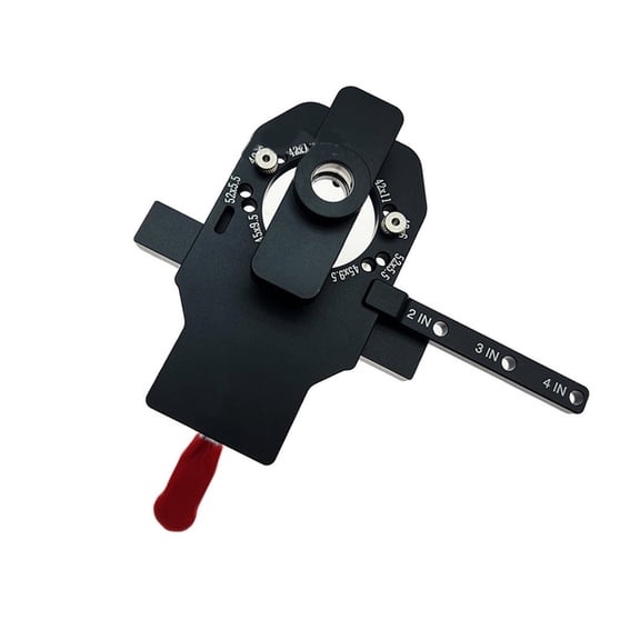 Multipurpose 2 In 1 Concealed Hinge Jig 35mm Hole Drilling Guide Plate Template for Fast Installation of Cabinet Hinges