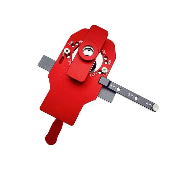 Multipurpose 2 In 1 Concealed Hinge Jig 35mm Hole Drilling Guide Plate Template for Fast Installation of Cabinet Hinges
