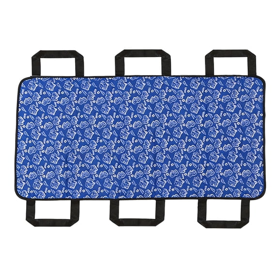 Multipurpose 24" x 43" Positioning Bed Pad with Reinforced Handles - Reusable & Washable Patient Sheet for Turning, Lifting & Repositioning