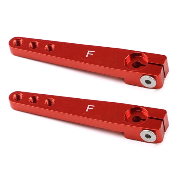 Multipurpose 2Pcs Long 25T Sturdy Aluminum Alloy Servo Arms for Movement in Models Enthusiasts Performances in Models