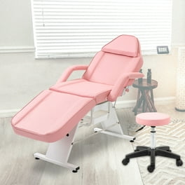 Facial Chair Tattoo Chair Massage Bed Salon Bed with Hydraulic Stool Two Trays Adjustable Esthetician Bed Spa Beauty Equipment for Professional Massage Facial Lash Beauty Treatment Spa Pink Walmart ...