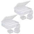 thumbnail image 1 of Multipurpose 30 Section Clear Sturdy Plastic Storage Solution Home Accessory for Jewelry and Craft Supplies Solution, 1 of 8