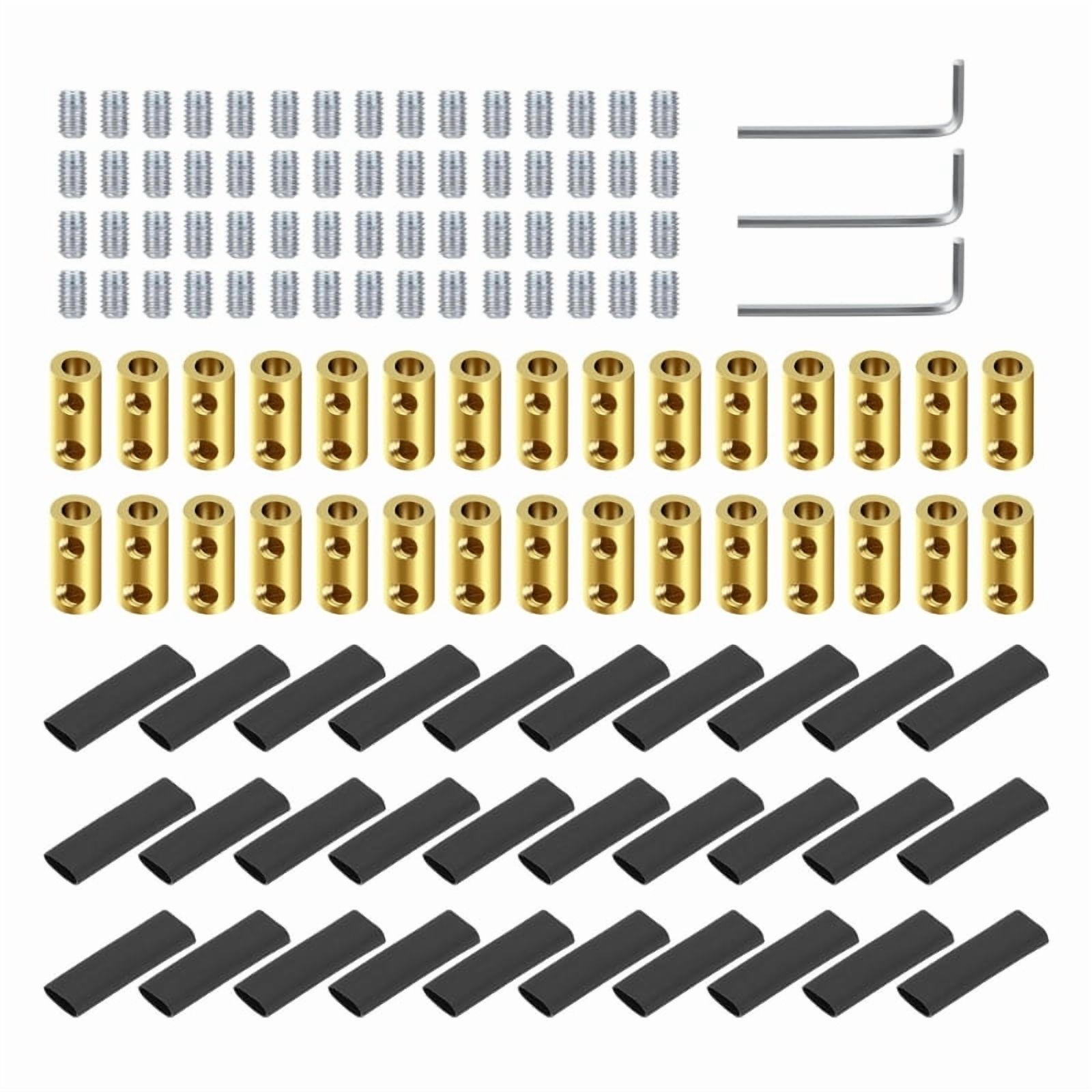 Multipurpose 30pcs 10 AWG Wire Butt Connectors Easy Insulated Straight Crimps for Efficient Electrical Connections