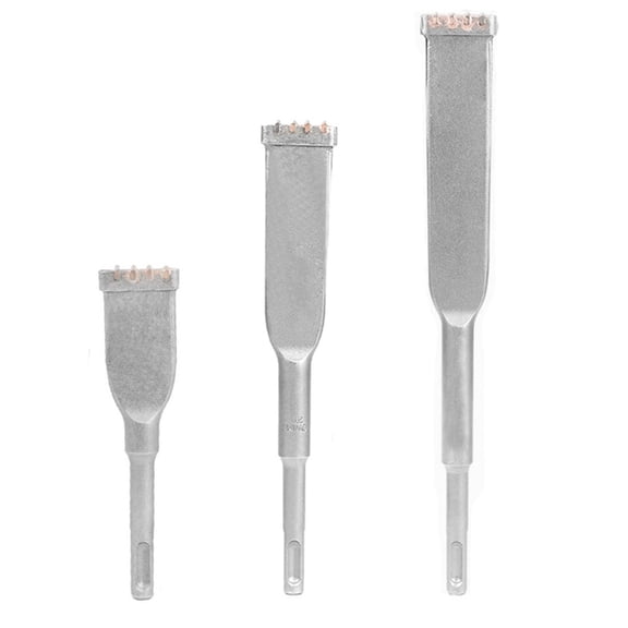 Multipurpose 32mm 4 Tooth Hammer Drill Chisel For Construction Demolitions And Masonry Work With Round Shank