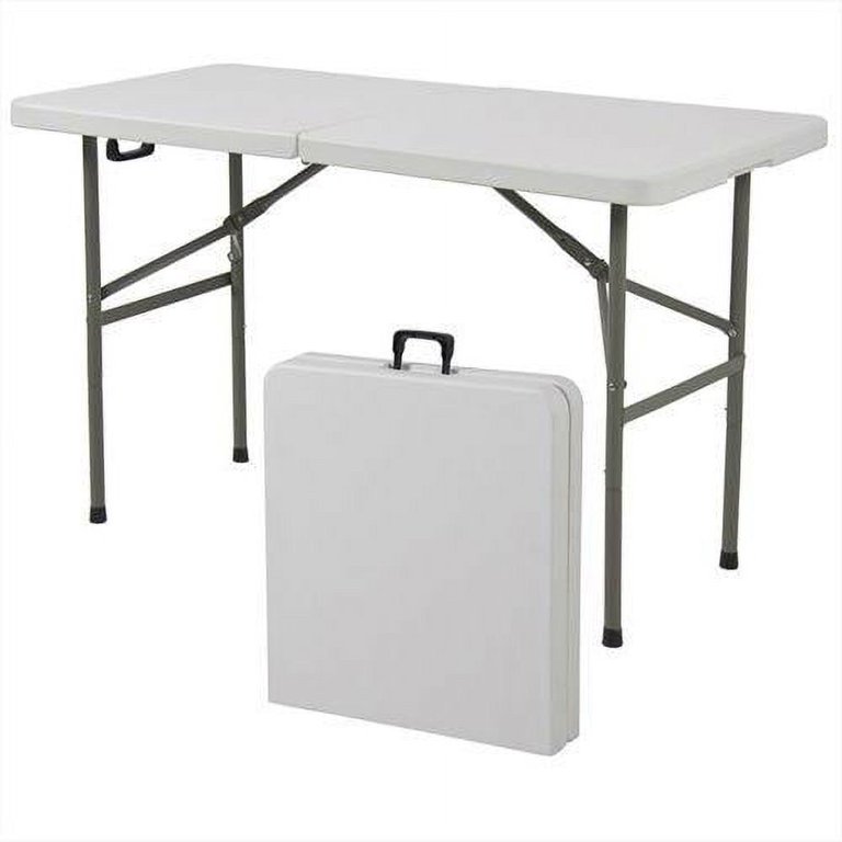 Center folding table with handle discount