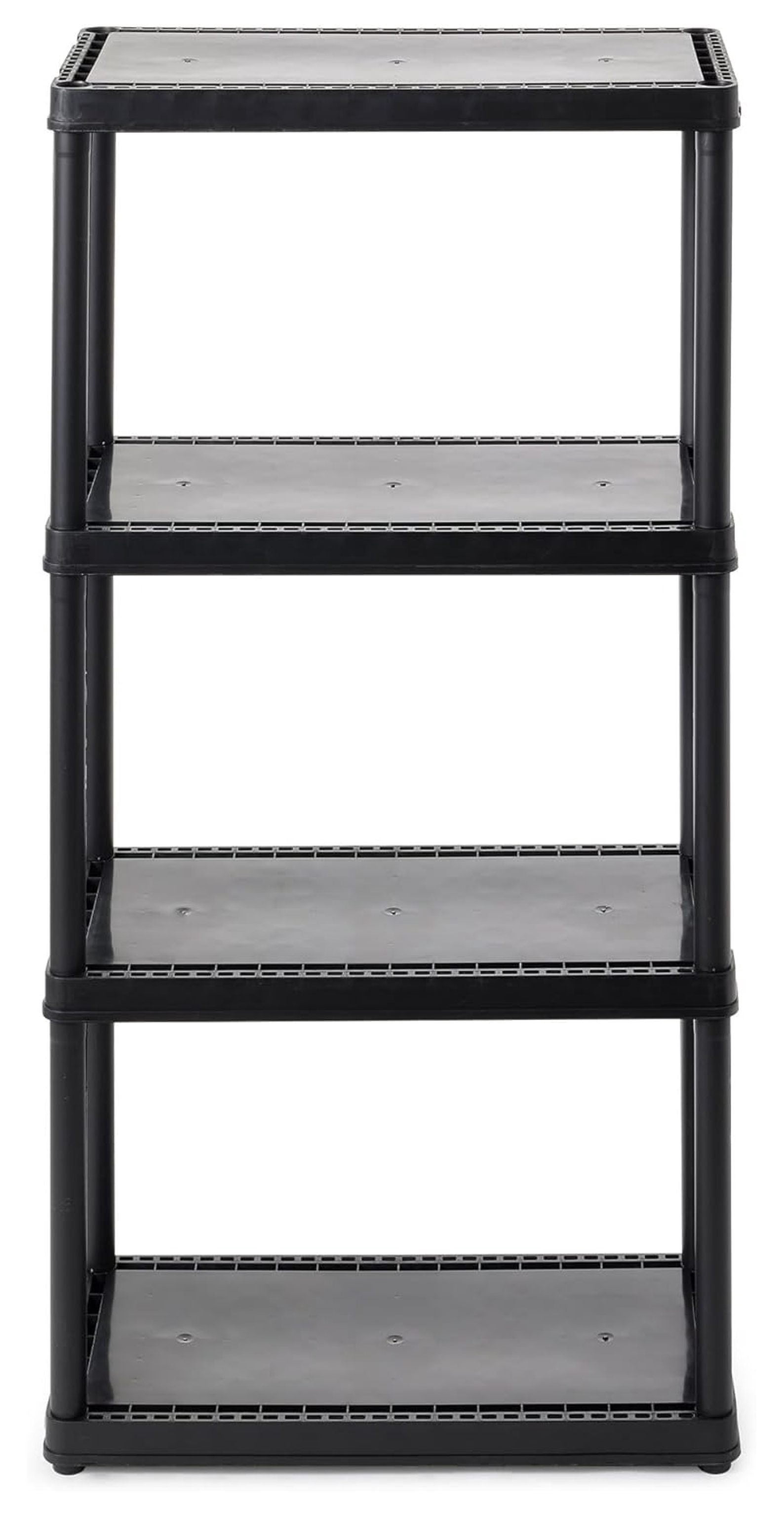 Multipurpose 4 Shelf Modular Design Solid Plastic Lightweight Storage ...