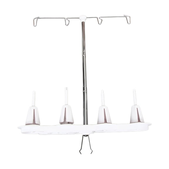 Multipurpose 4 Spools Holder Stand Household Sewing Machine Thread Spool Organiser for Fabric Tailoring Dressmaking