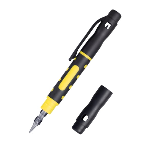 Multipurpose 4 in 1 Pen Shaped Screwdrivers Lightweight Tips Double Ended Screwdriver for Home Craft Projects