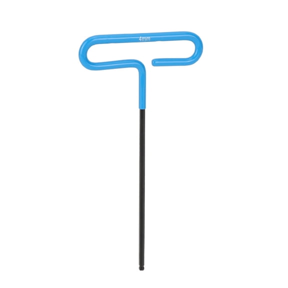 Multipurpose 4mm T Handle Allen Wrench With Antislip Blue Grip For Various Maintenance Tasks