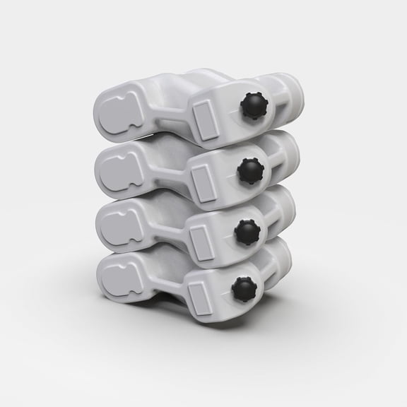 Multipurpose 5-Gallon Interlocking Container Vertical & Horizontal Stacking Unlocks 60% More Space for RVs & Van Lifers