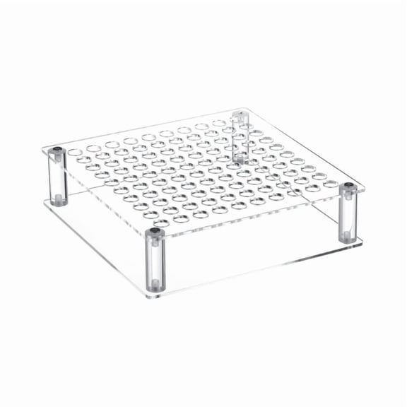 Multipurpose Acrylic Brush Storage System 100 Slots Designs For Various Painting Tools Efficient Workspaces Management