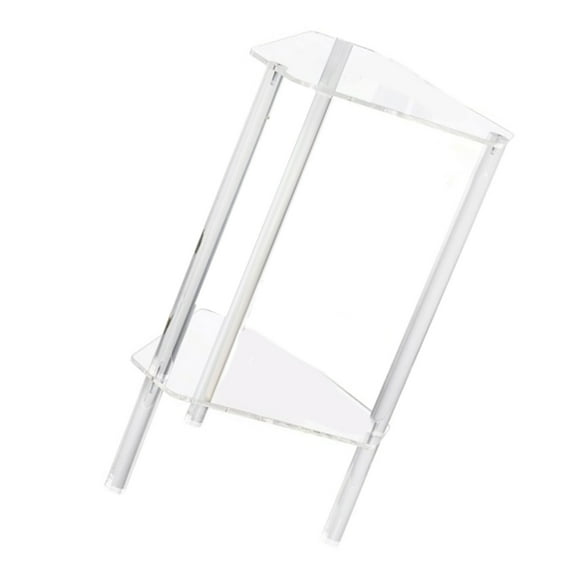 Multipurpose Acrylic Desk Unique Polygonal Shape Side Table Home Decoration Tool