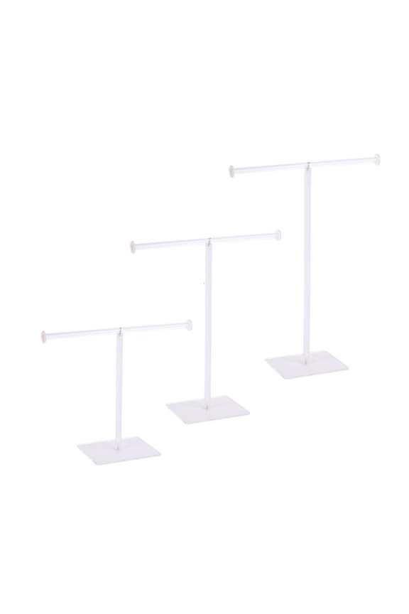 Multipurpose Acrylics Necklace and Bracelet Organizers Clear Jewelry Stand with Hanging Rack Home Accessory Decoration