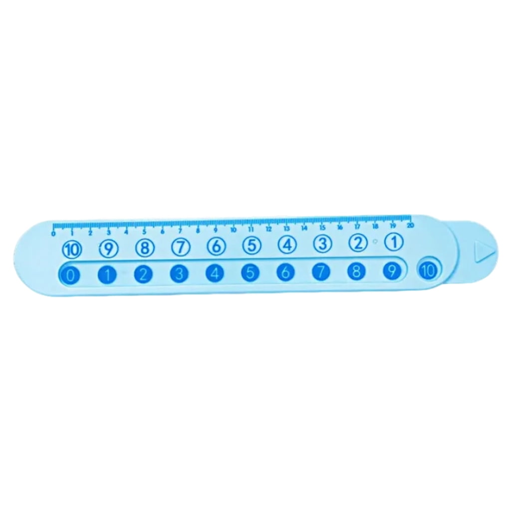 20cm Math Mathematics Ruler Addition Subtraction Measuring Tool For ...