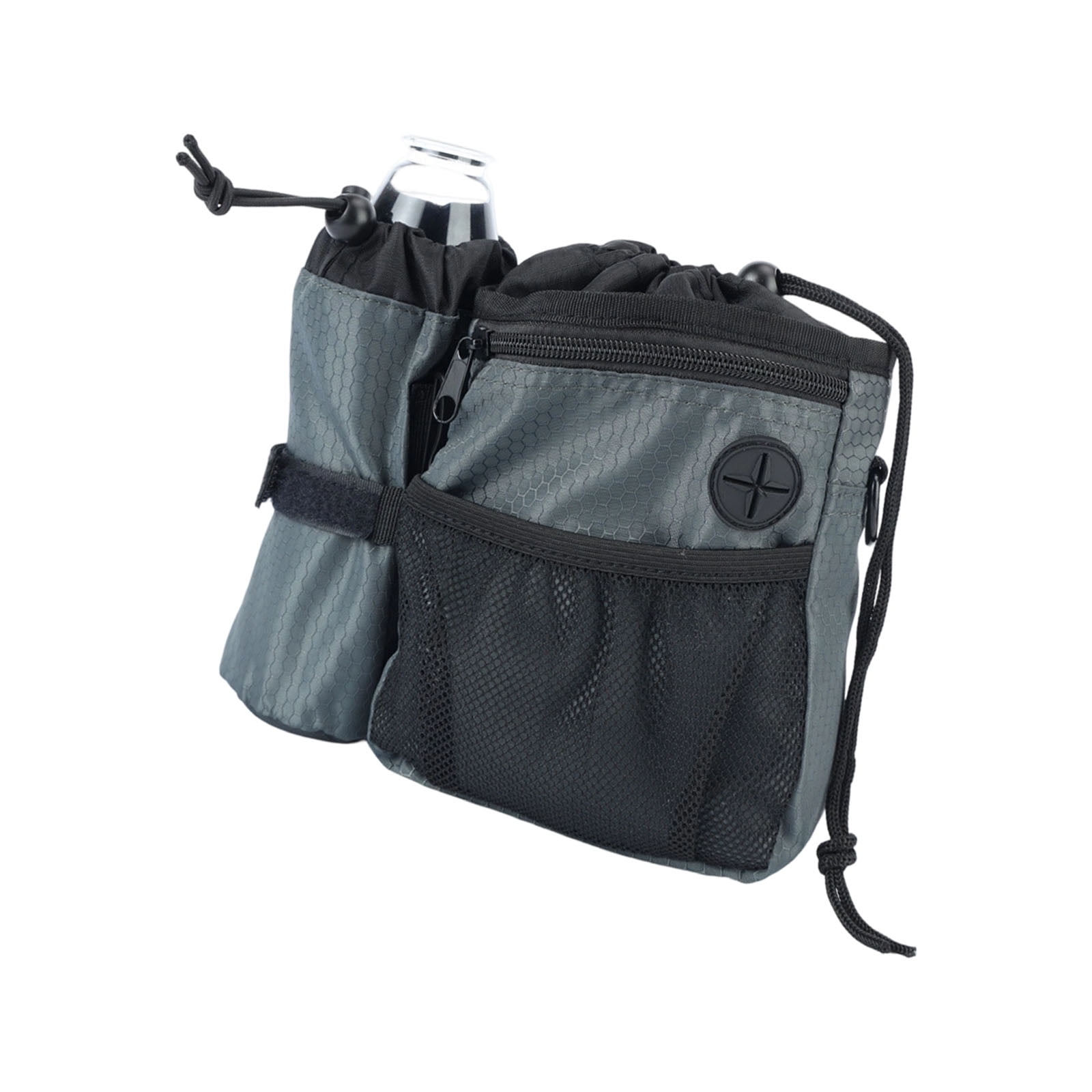 Multipurpose Adjustable Dog Treat Pouches Leakproof Design Convenient Waste Bag Holder Polyester Texture for Active Owners