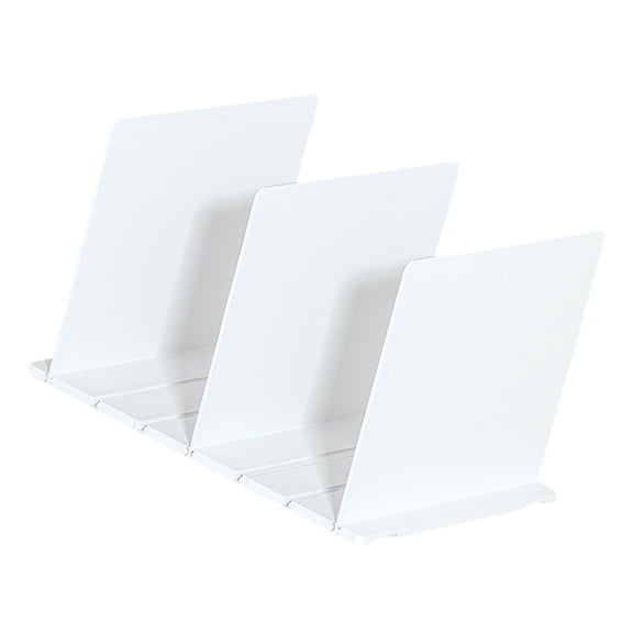 Multipurpose Adjustable Sturdy Plastic Shelf Dividers Accessory for Closet Organization Clear Storage Separator