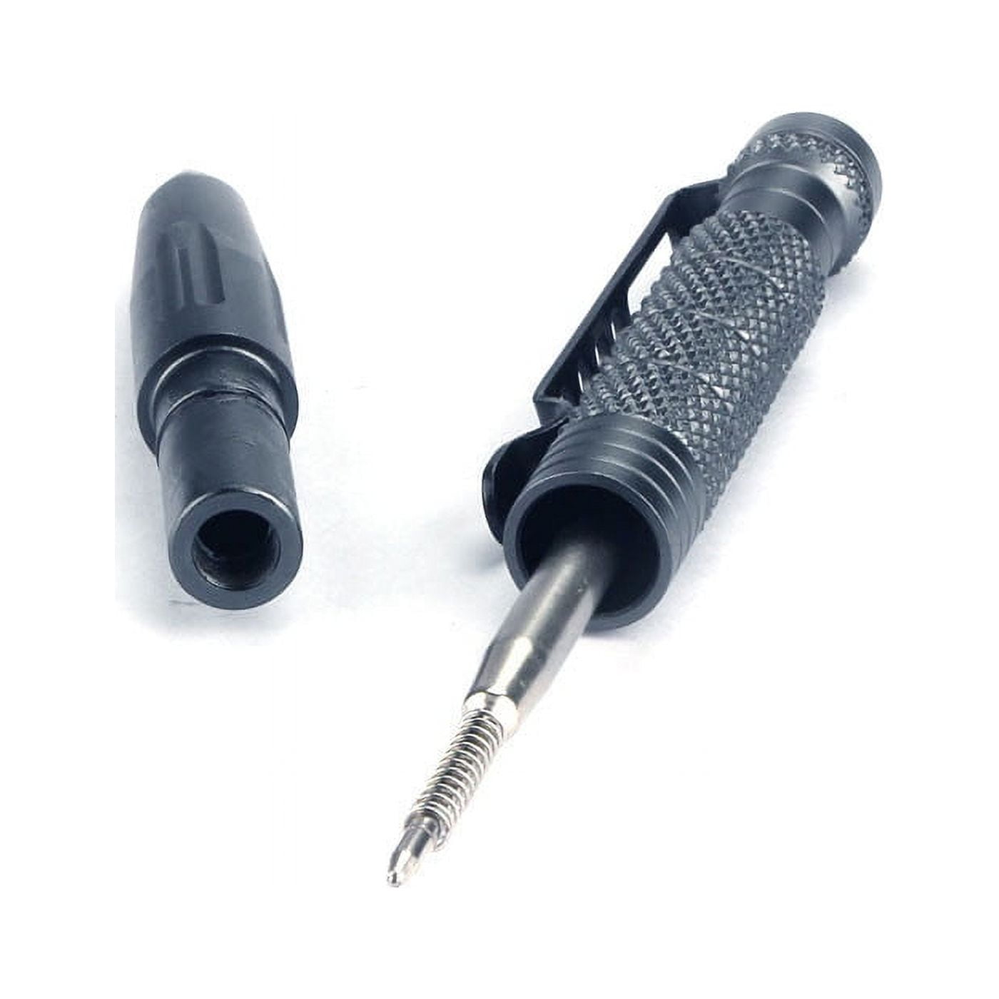 Multipurpose Aluminum Tactical Pen Emergency Glass Breaker Tool Black