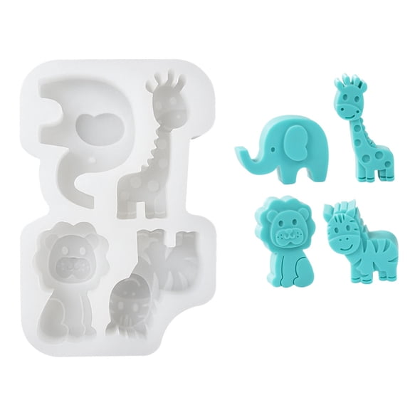 Multipurpose Animal Themed Silicone Baking Molds for Cakes Chocolate Ice