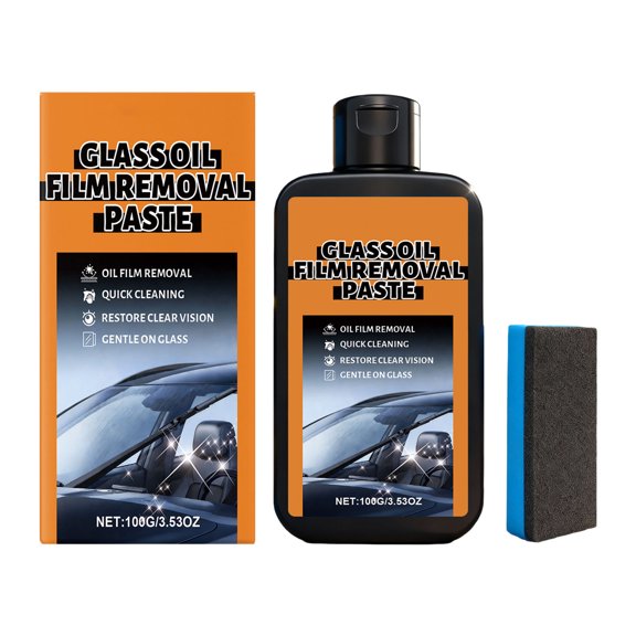 Multipurpose Automotive Clean Compound Rain Discouraging Cleaner 100G Capacity for Windshields Glass & Window