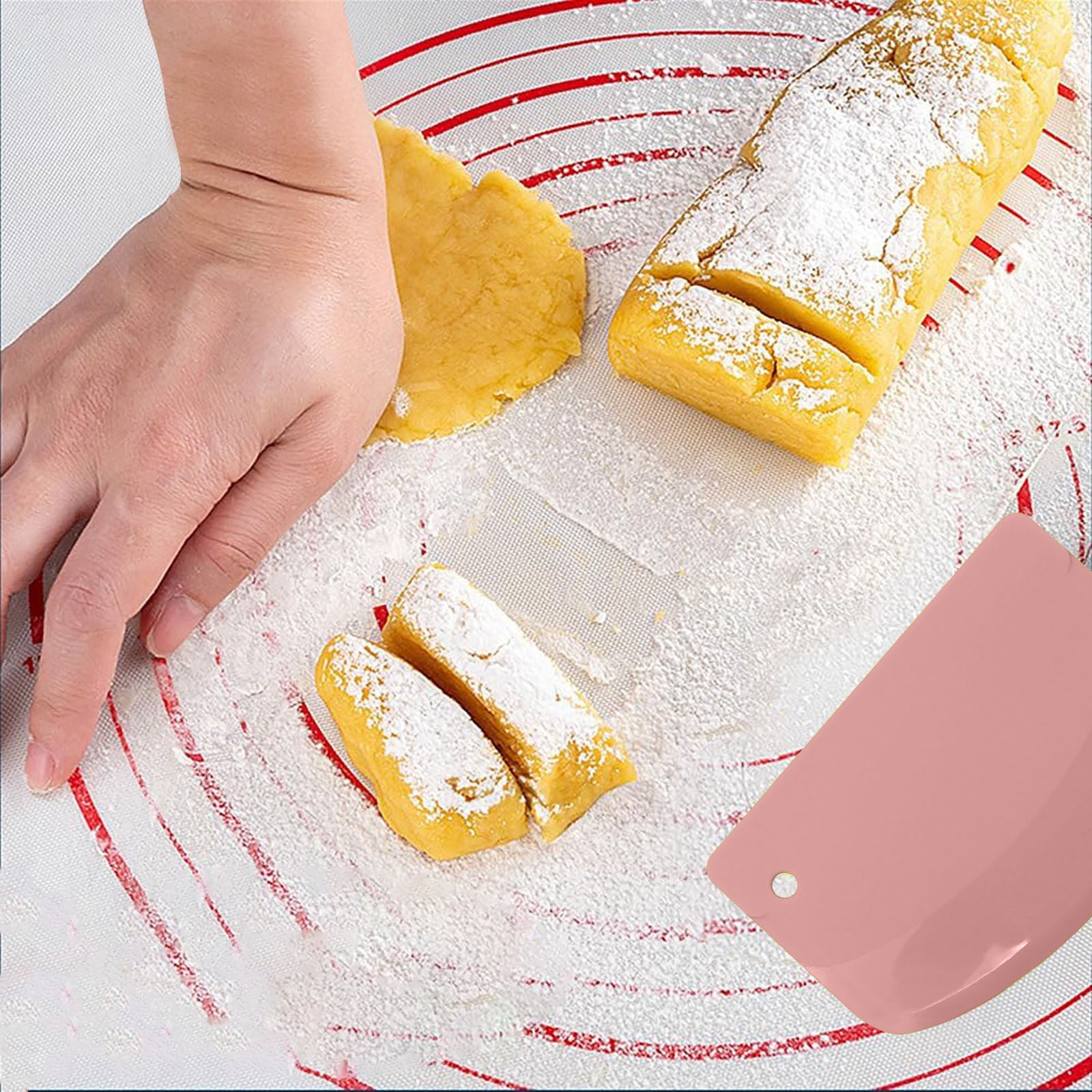 Multipurpose B Ench Scraper Bread & Dough Scraper For Baking – Hard ...