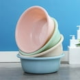 thumbnail image 1 of Multipurpose Basin under $5! Xqxayjr Thickened Plastic Basin, Multi Purpose Wash Basin, Household Laundry Tub, Foot Bath Basin, Vegetable Washing Bowl, Dormitory Storage Basin, 1 of 9