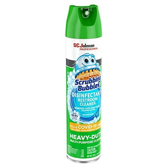 ,  Multipurpose Bathroom Cleaner & Disinfectant Aerosol, 25 Oz (Pack of 12)
