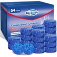 thumbnail image 1 of Multipurpose Bathroom Cleaners, 54 Pack Commercial & Household Toilet Bowl Cleaners, Blue Toilet Bowl Tablets Drop in Tank, Janitorial Deodorizers, 1 of 4