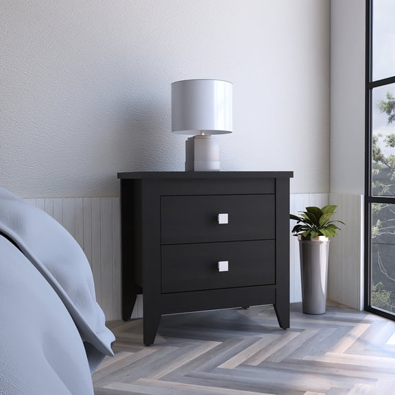 Multipurpose Bedroom Use / Side Table with Two Shelves
