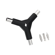 Multipurpose Bicycles Maintenance Tool Ergonomic Y Shape Socket Wrench 3 Way Interchangeable Bits Bike Repair Tool